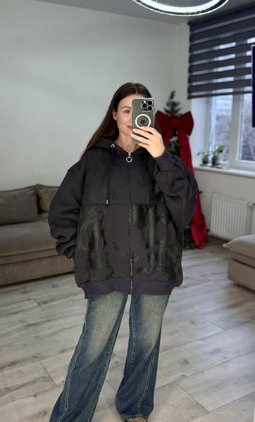 Кофта спорт S.Style (one size) 645 black (зима)