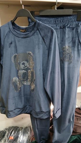 Костюм спорт ECE (4XL-6XL) EC51 l.blue (зима)