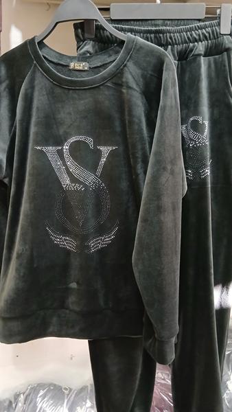 Костюм спорт ECE (4XL-6XL) EC57 black (зима)