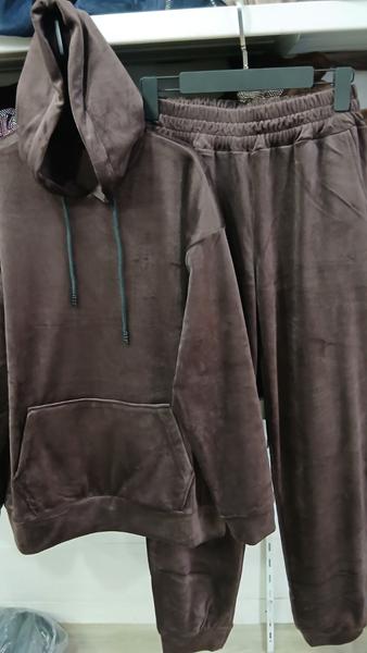 Костюм спорт ECE (XL-3XL) EC61 brown (зима)