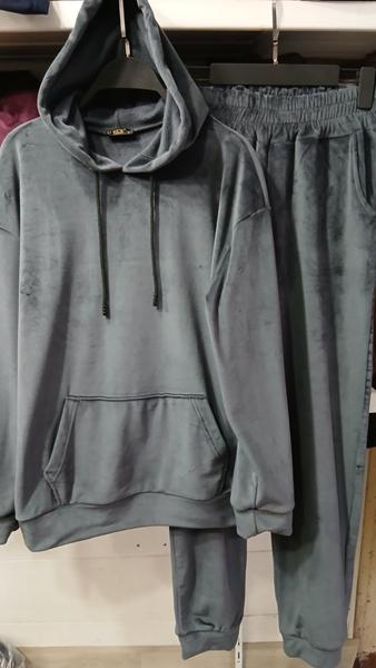 Костюм спорт ECE (XL-3XL) EC62 d.grey (зима)
