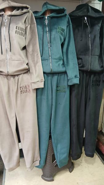 Костюм спорт ECE (XL-3XL) EC8 green (зима)