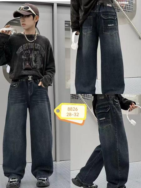 Джинсы Фунтик (10-14) 8826 navy (деми)