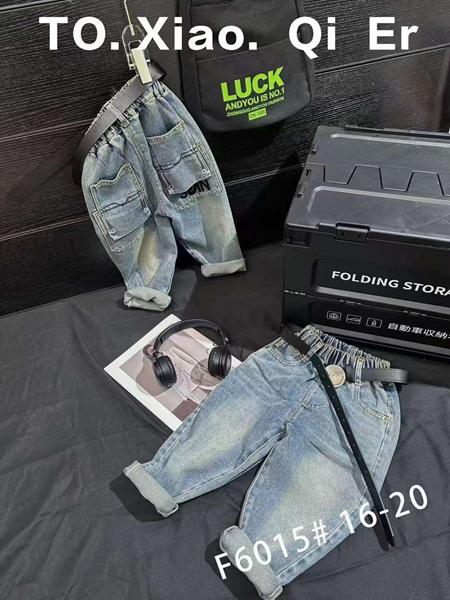 Джинсы Фунтик (1-5) F6015 l.blue (деми)