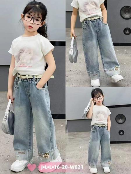 Джинсы Фунтик (1-5) W821 l.blue (деми)