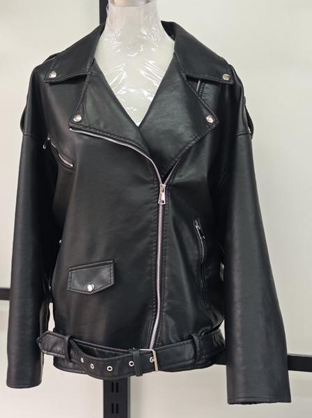 Куртка LiOpt (XL-4XL) F2259 black (деми)