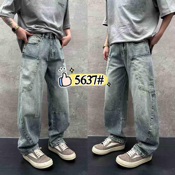 Джинсы Baron Jeans (M-3XL) 5637 l.blue (деми)