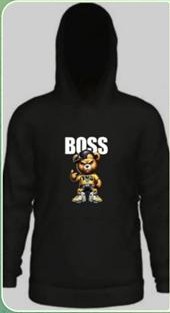 Худи Mary Brand (134-152) 433 black (зима)