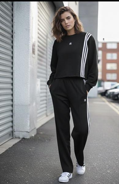 Штаны спорт Newe (M-XL) NW840 black (деми)