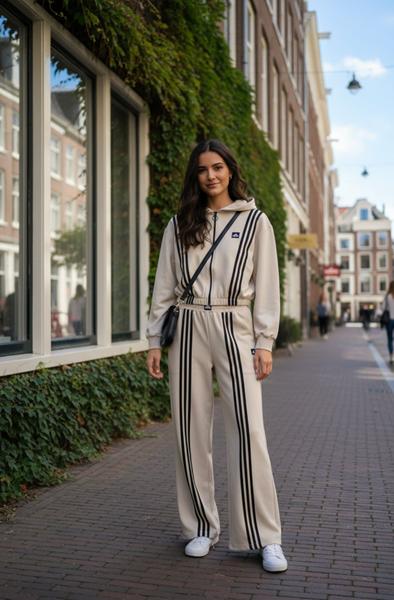 Штаны спорт Newe (M-XL) NW848 beige (деми)