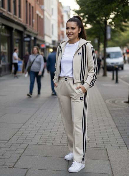 Штаны спорт Newe (M-XL) NW850 beige (деми)