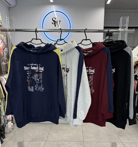 Худи Saint Wish (one size) 3303 mix (деми)