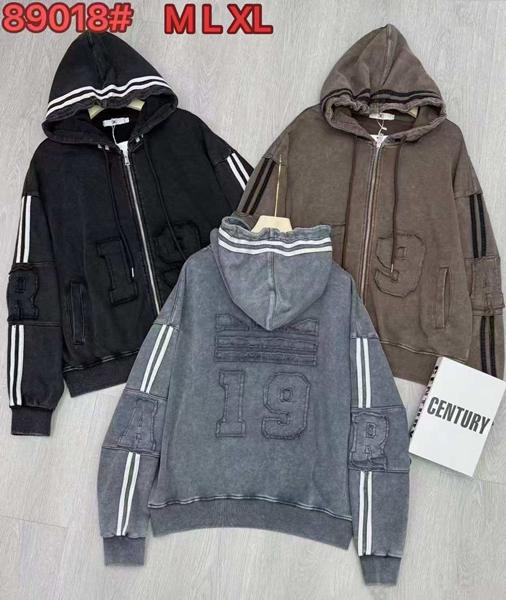 Кофта спорт Saint Wish (M-XL) 89018 grey (деми)