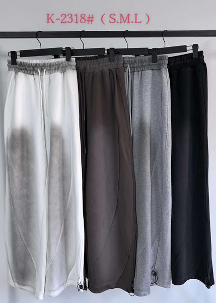 Штаны спорт Saint Wish (S-L) K2318 grey (деми)