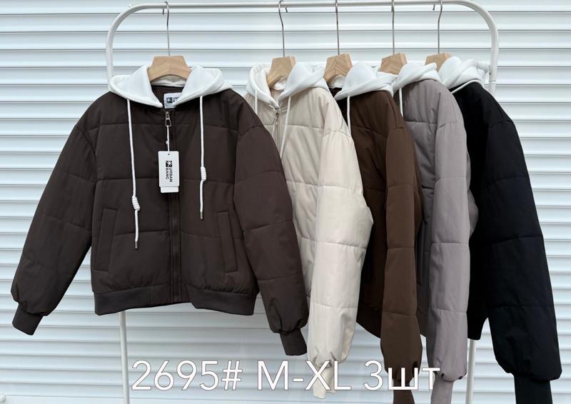 Куртка Style Nadezhda (M-XL) 2695 l.brown (деми)