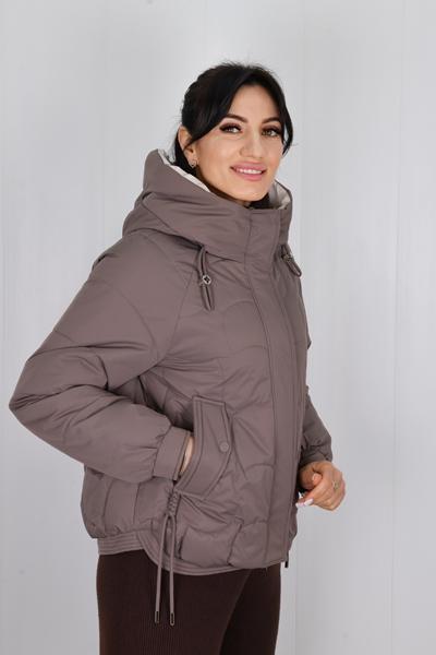 Куртка Style Nadezhda (M-2XL) 6155 l.brown (деми)