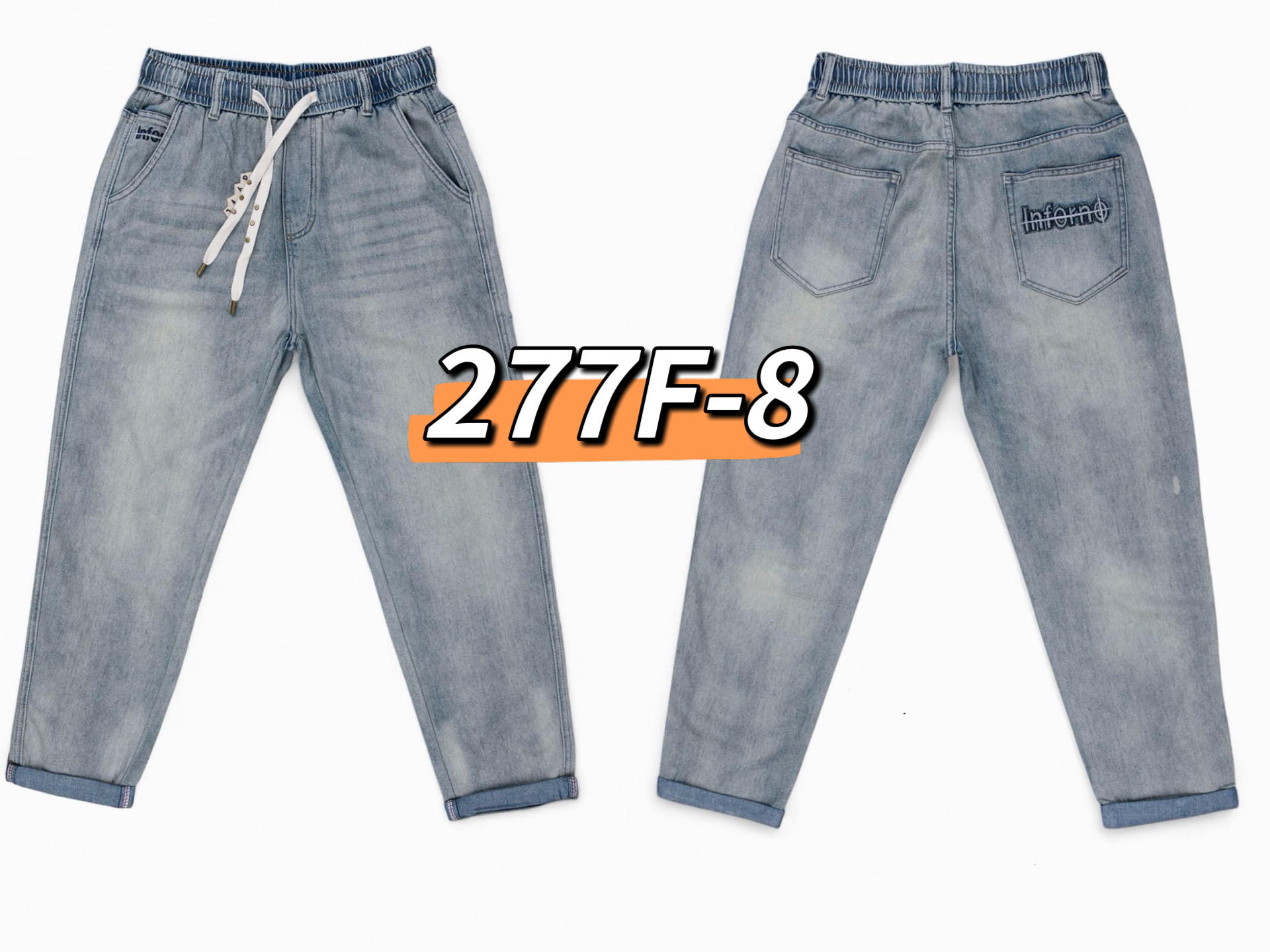 Джинсы God Baron (29-36) 277F-8 grey (деми)