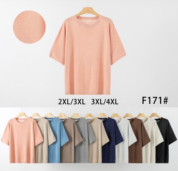 Американка Anne-Kiss me (2XL-4XL) F171 mix (деми)