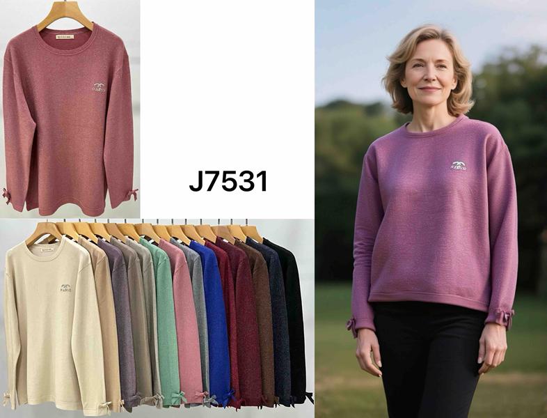 Свитер Anne-Kiss me (XL-3XL) J7531 mix (деми)