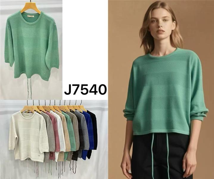 Свитер Anne-Kiss me (XL-3XL) J7540 mix (деми)