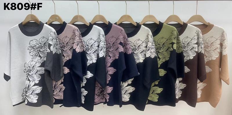 Американка Anne-Kiss me (L-2XL) K809F mix (деми)