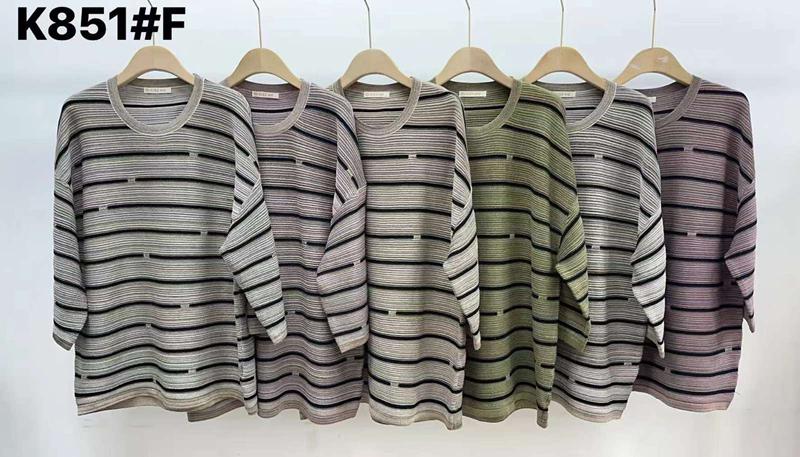 Свитер Anne-Kiss me (2XL-4XL) K851F mix (деми)