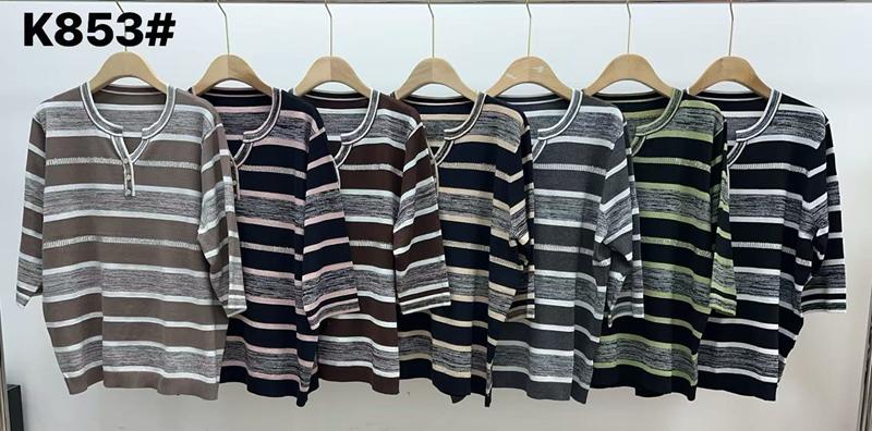 Свитер Anne-Kiss me (XL-3XL) K853 mix (деми)