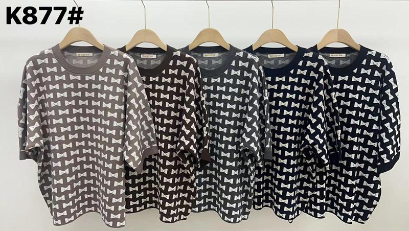 Свитер Anne-Kiss me (XL-3XL) K877 mix (деми)