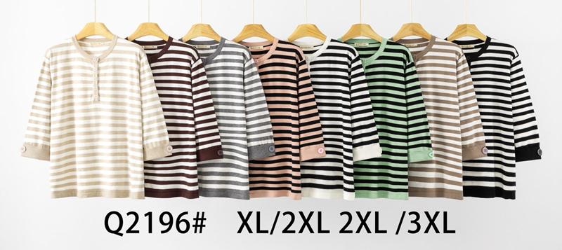 Свитер Anne-Kiss me (XL-3XL) Q2196 mix (деми)