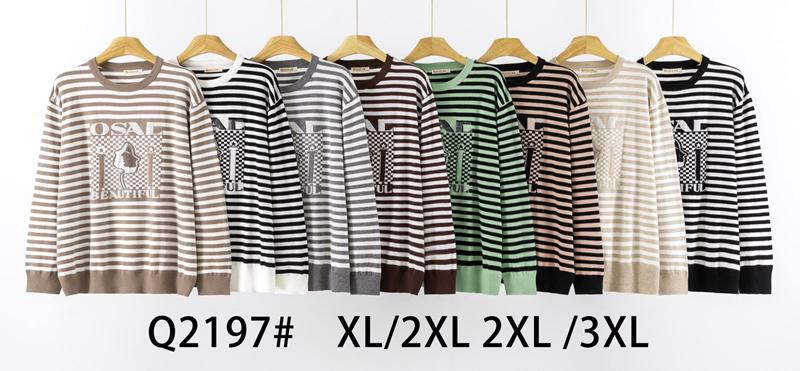 Свитер Anne-Kiss me (XL-3XL) Q2197 mix (деми)