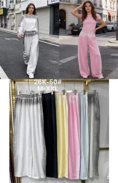 Штаны спорт Style Nadezhda (44-50) 26K-50 white (деми)