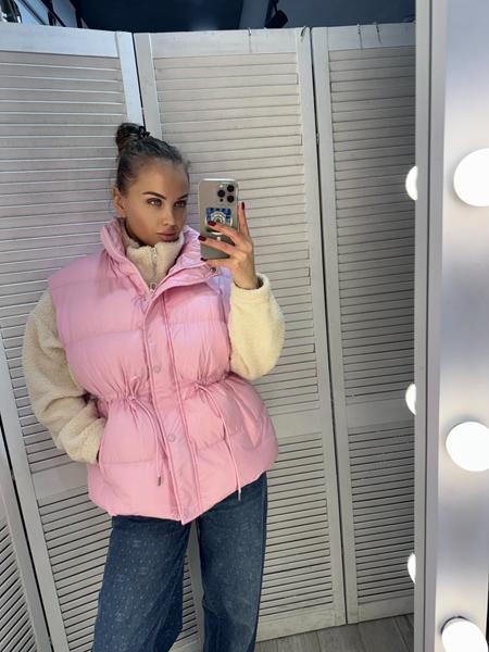 Жилетка Style Nadezhda (S-L) 8036 pink (деми)