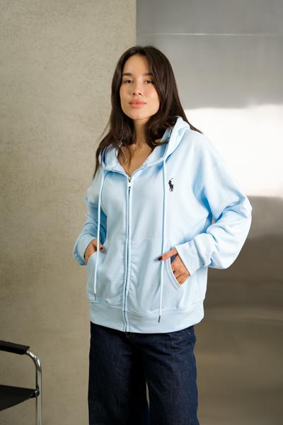 Кофта спорт Little Secret (M-XL) P5077 l.blue (деми)