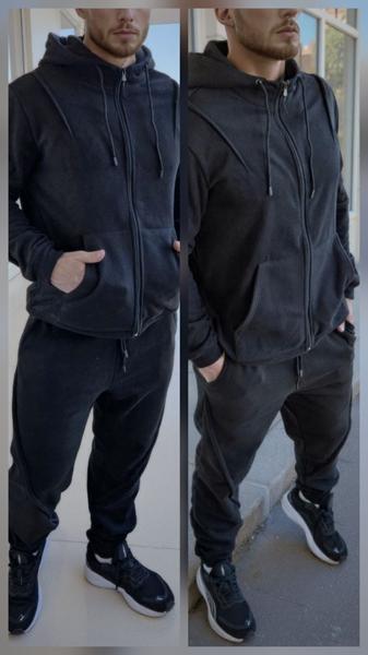 Костюм спорт Alisa Brand (46-56) 802-154 black (зима)