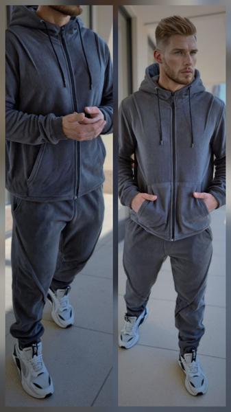 Костюм спорт Alisa Brand (46-56) 802-154 grey (зима)