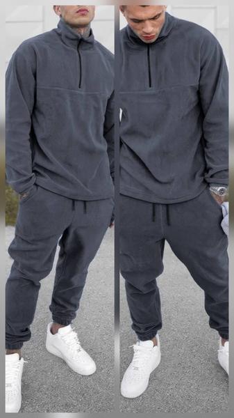 Костюм спорт Alisa Brand (46-56) 802-41881 grey (зима)