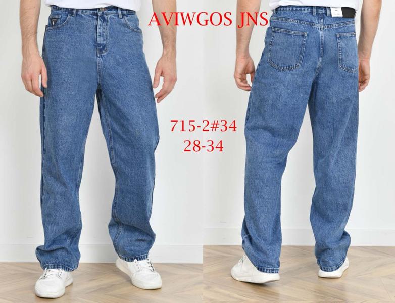 Джинсы Vingvgs (28-34) 715-2 blue (деми)