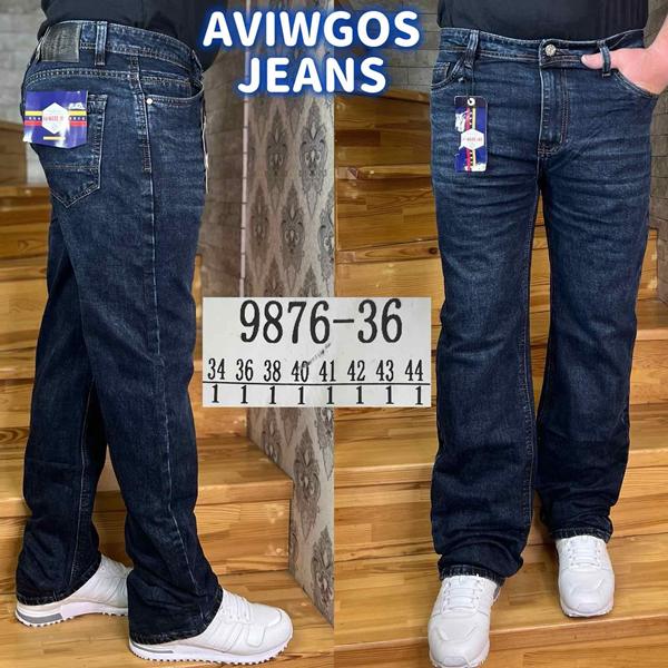 Джинсы Vingvgs (34-44) 9876-36 navy (деми)