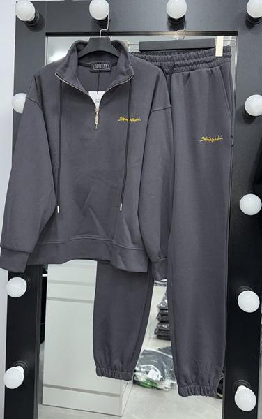 Костюм спорт Style Nadezhda (S-L) 1637 grey (деми)