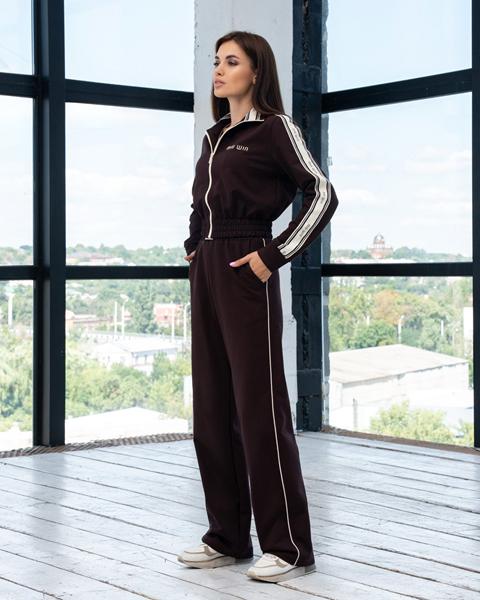 Костюм спорт AZNA (2XS-M) Д157 brown (деми)