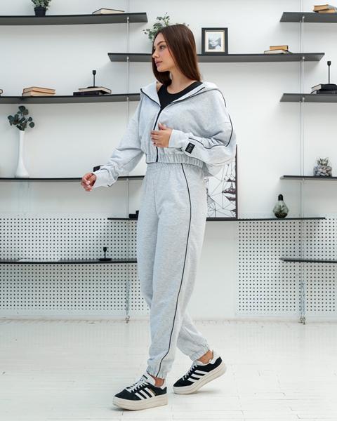 Костюм спорт AZNA (XS-S) Т6 l.grey (деми)