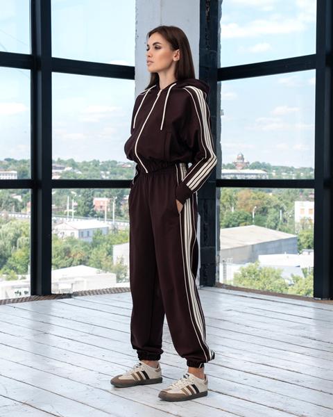 Костюм спорт AZNA (2XS-M) Д151 brown (деми)