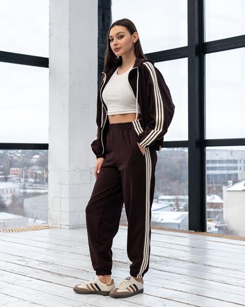 Костюм спорт AZNA (S-XL) Д94 brown (деми)