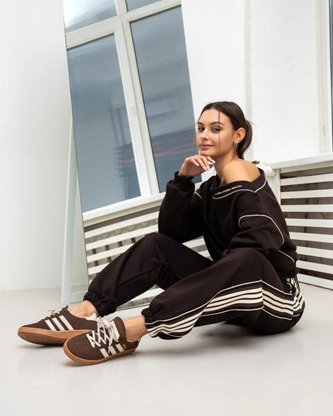 Костюм спорт AZNA (XS-L) ДП179 brown (деми)