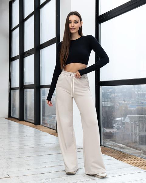 Штаны спорт AZNA (S-XL) Б44 beige (деми)