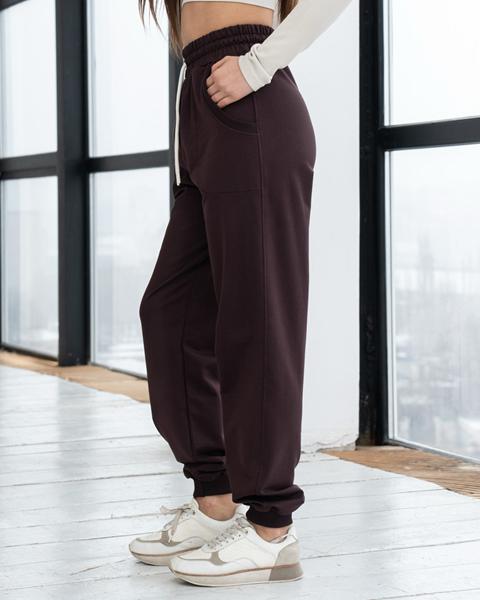 Штаны спорт AZNA (S-XL) Б41 brown (деми)