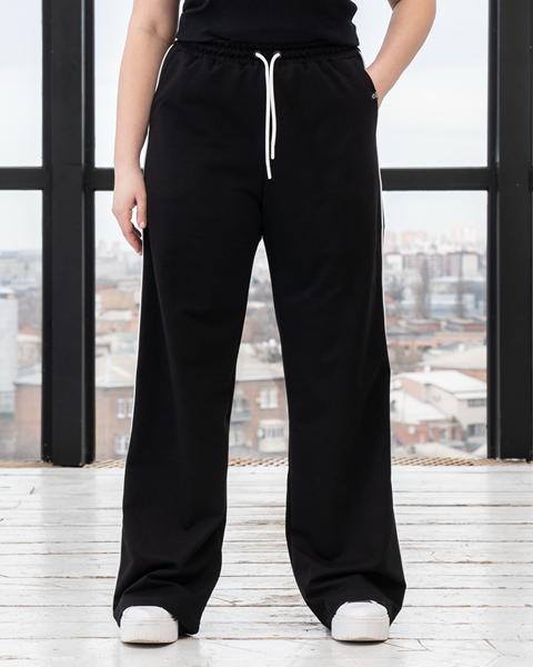 Штаны спорт AZNA (XL-4XL) Б57 black (деми)