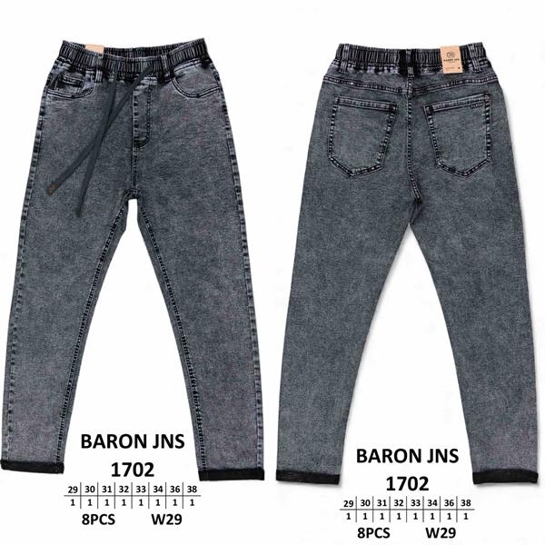 Джинсы Baron Jeans (29-38) 1702 grey (деми)
