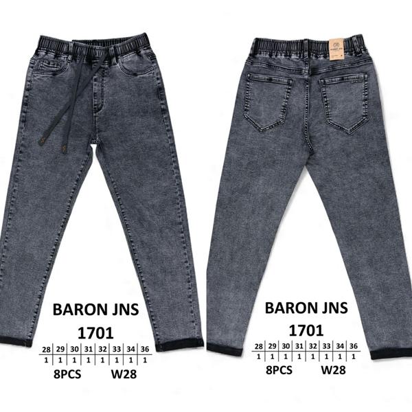 Джинсы Baron Jeans (29-38) 1701 grey (деми)