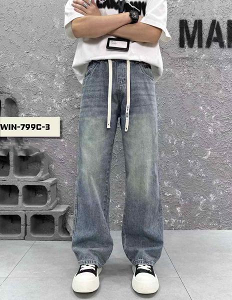 Джинсы Baron Jeans (M-3XL) 799C-3 l.blue (деми)